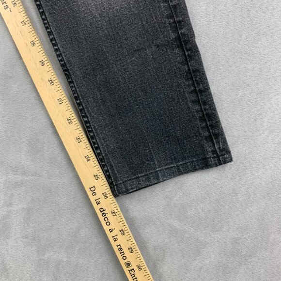 AllSaints Mens Pants 30 Gray Denim Jeans Cigarette Skinny Button Fly Rock 30x26 - Picture 7 of 11